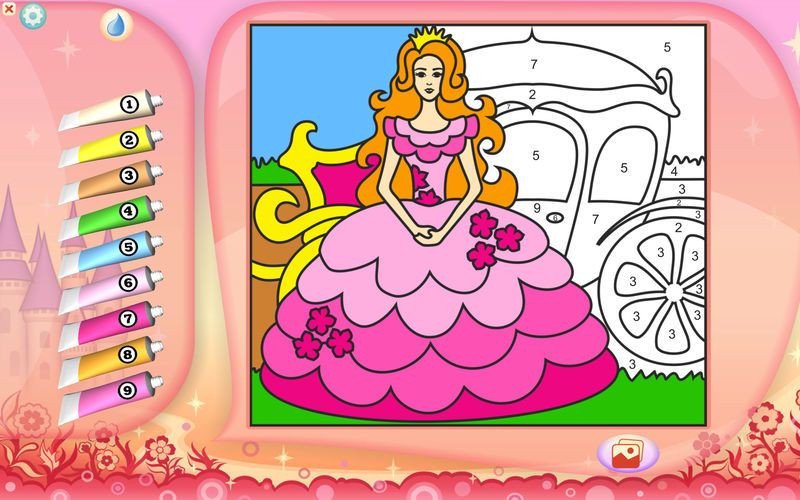 Color by Numbers - Princesses - Free - кадр 4