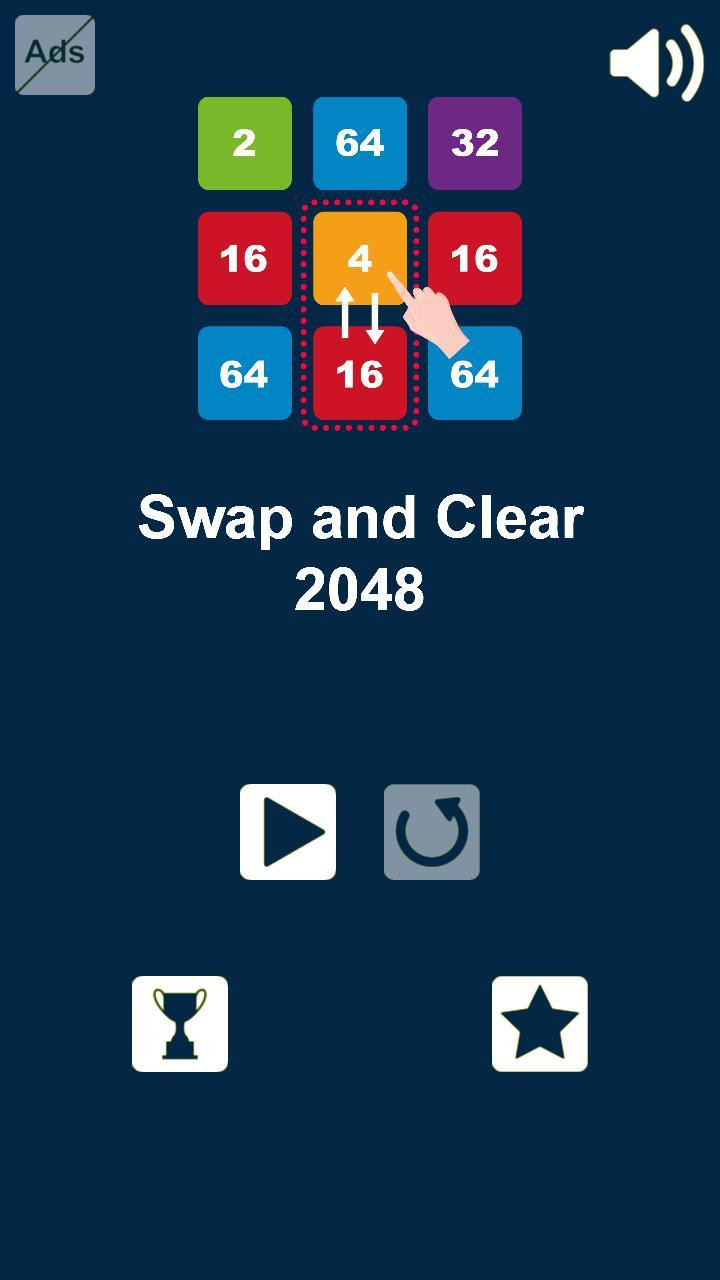 Swap n Merge Numbers 2048: Match 3 Puzzle (itch) - кадр 4