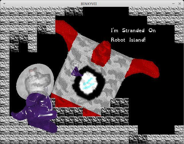 BINKY VII: Robot Island (itch) - кадр 3
