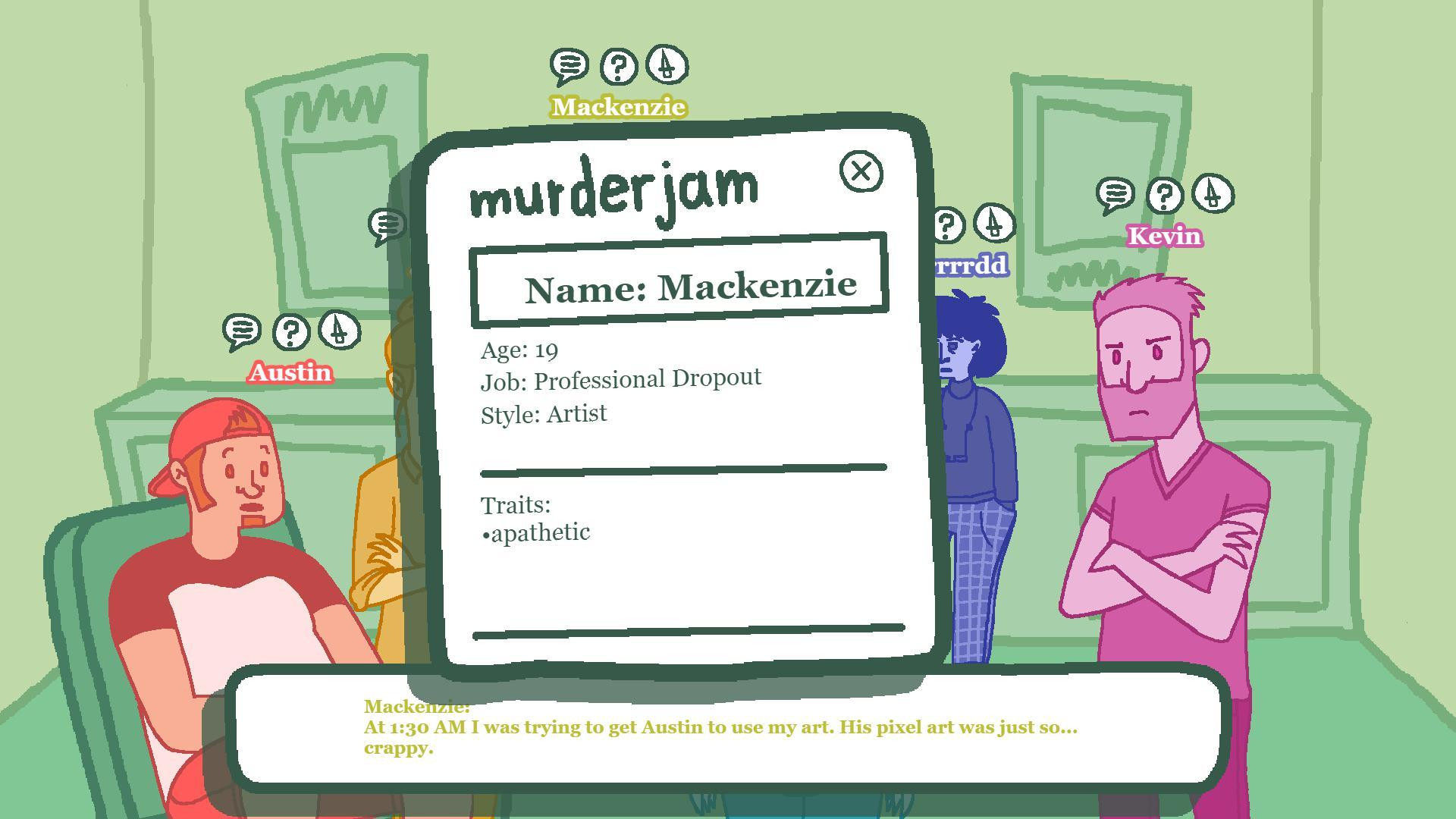 MURDERJAM2016 (itch) - кадр 3
