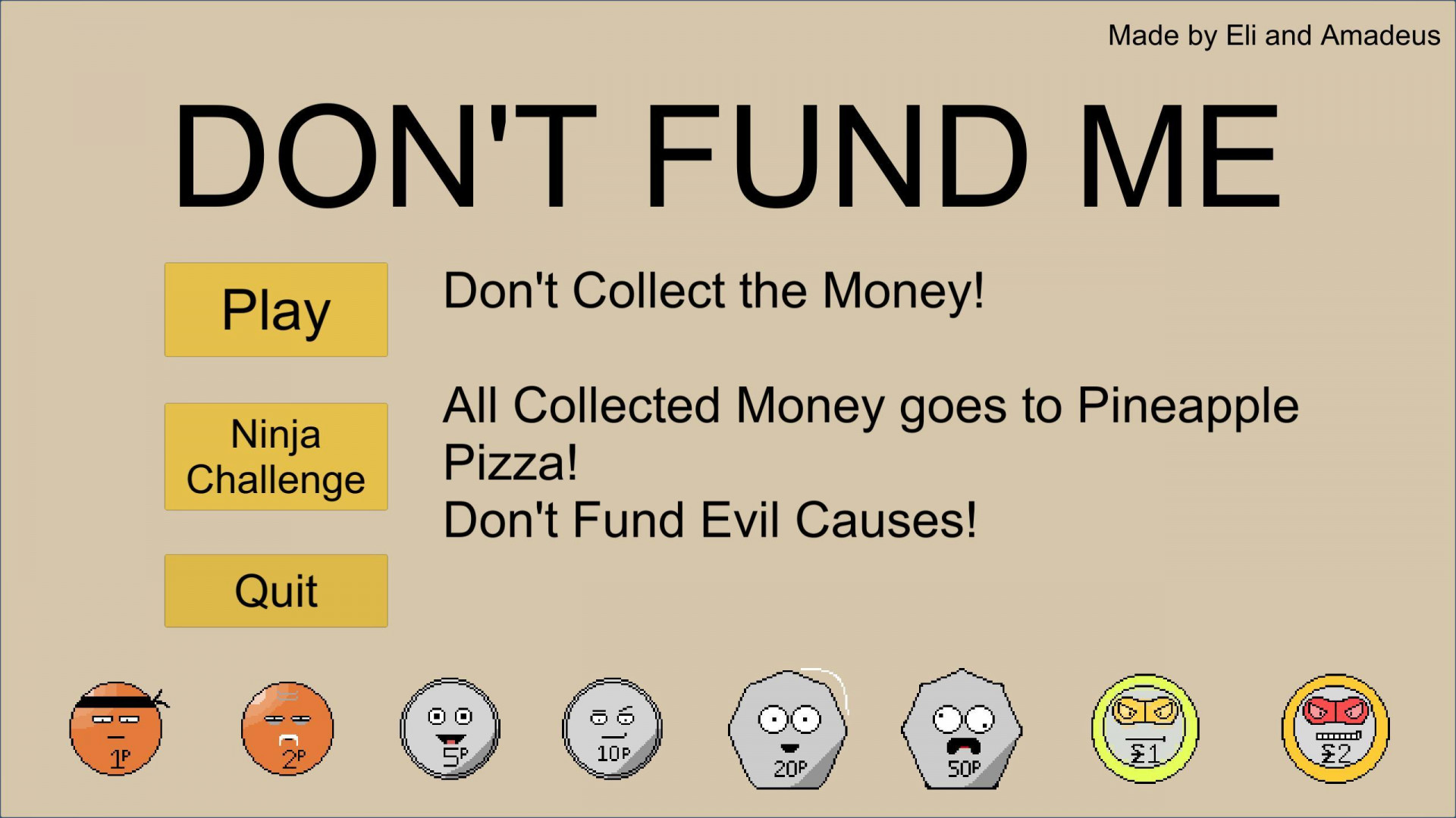 Don't Fund Me - LudumDare44 (itch) - кадр 2