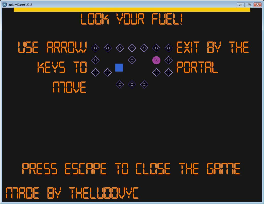LudumDare41_LookYourFuel (itch) - кадр 2