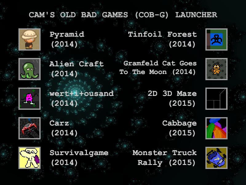 Cam's Old Bad Games (itch) - кадр 1