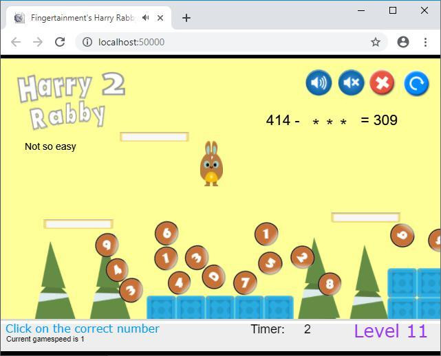 HarryRabby2 Math Missing Subtraend Large Numbers FREE (itch) - кадр 5