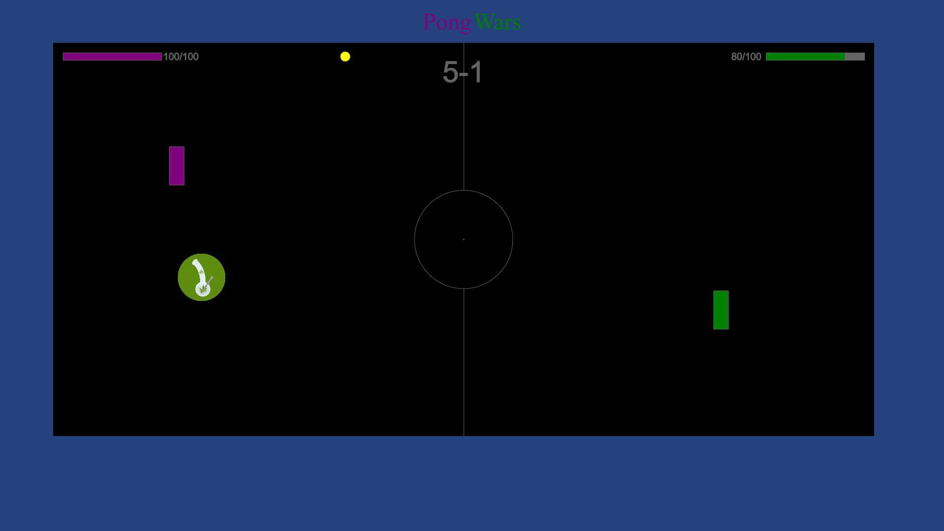 Pong Wars 2-Players (itch) - кадр 1