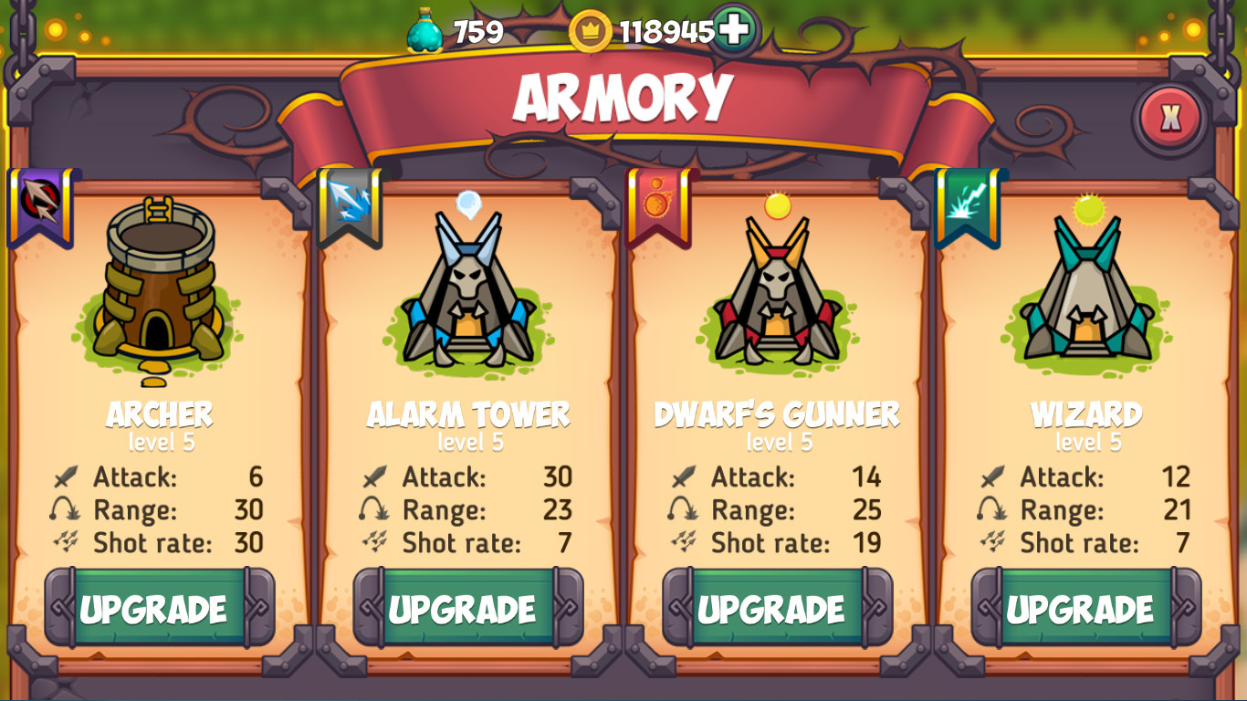 Tower Defense - Fantasy Legends Tower Game - кадр 5