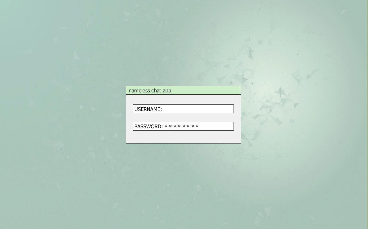 Nameless Chat App (itch) - кадр 1