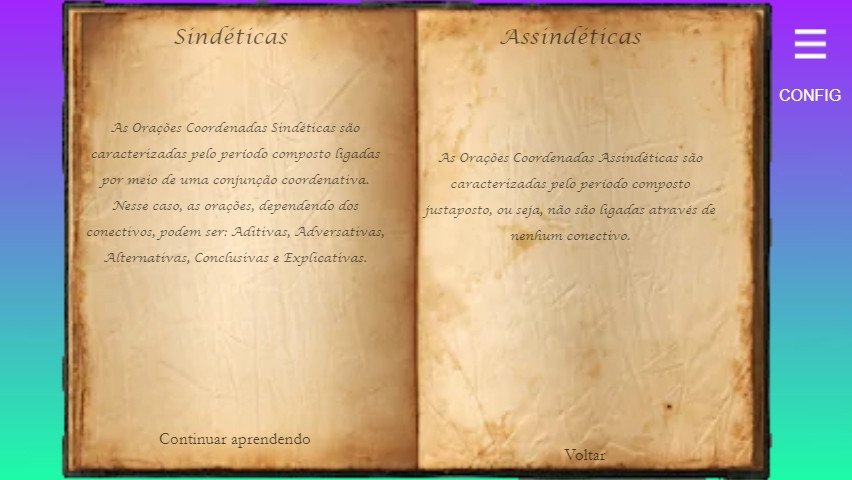 O livro mágico - Orações Coordenadas (itch) - кадр 1