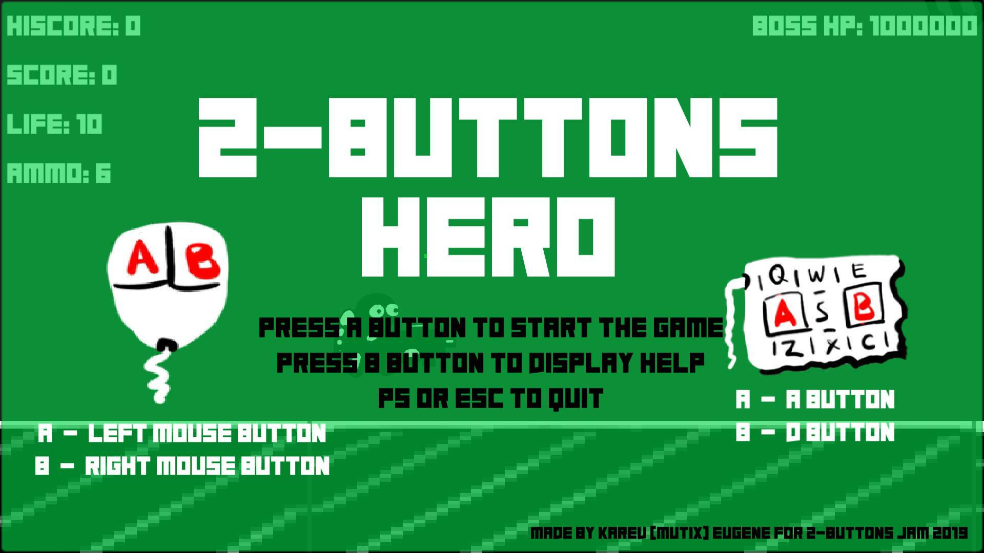 2ButtonHero (itch) - кадр 2