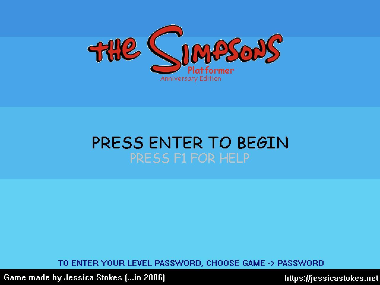 The Simpsons Platformer (itch) - кадр 1