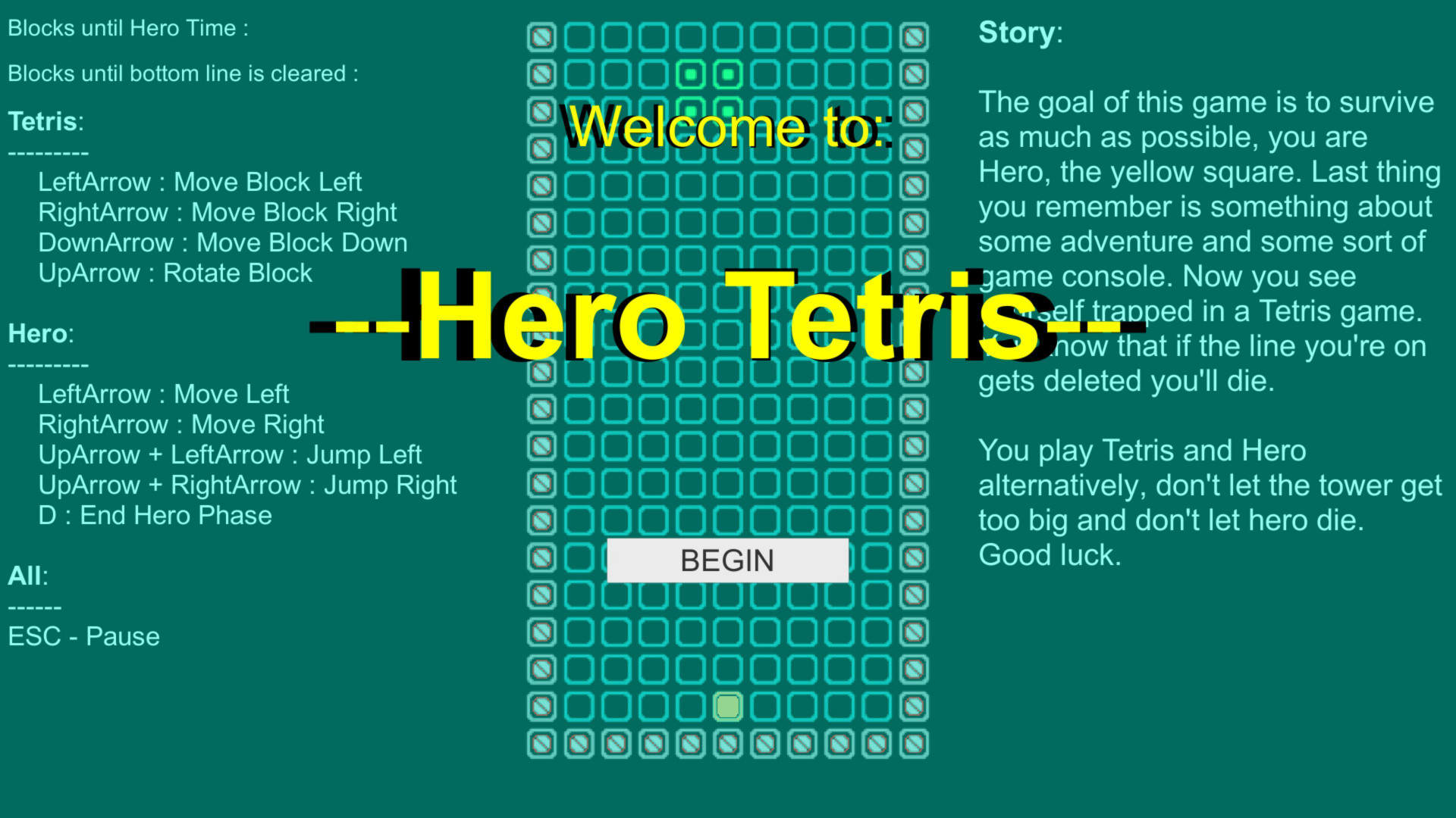 Tetris Hero (itch) - кадр 1