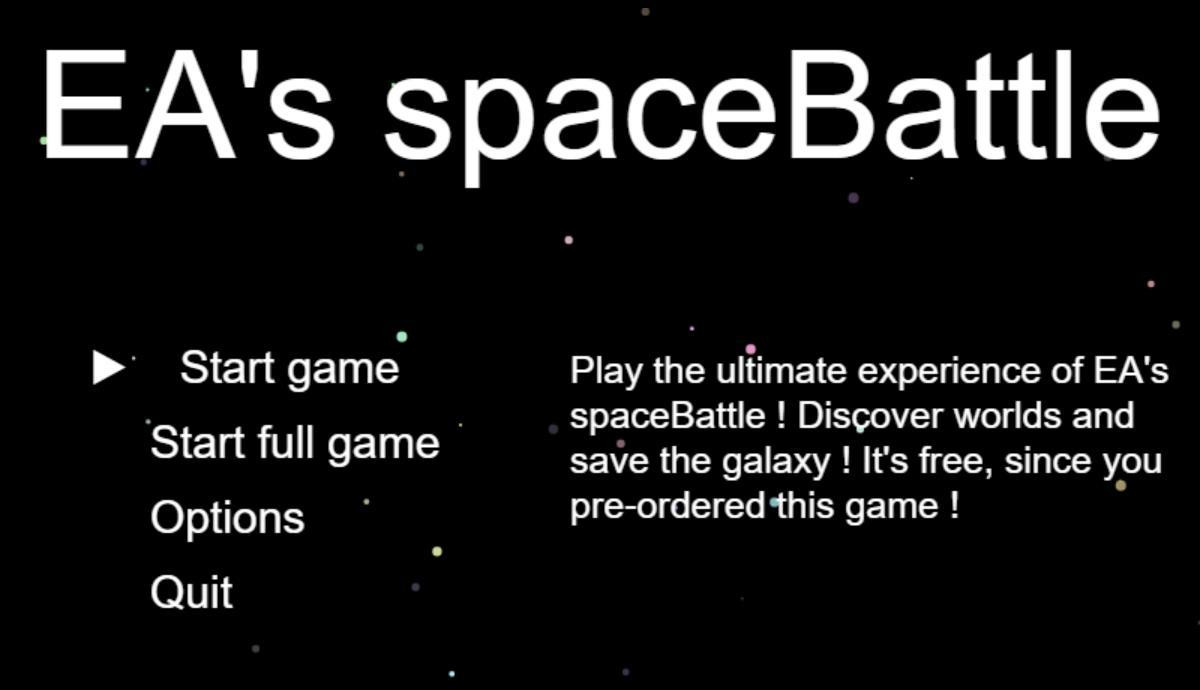 EA's spaceBattle (itch) - кадр 3