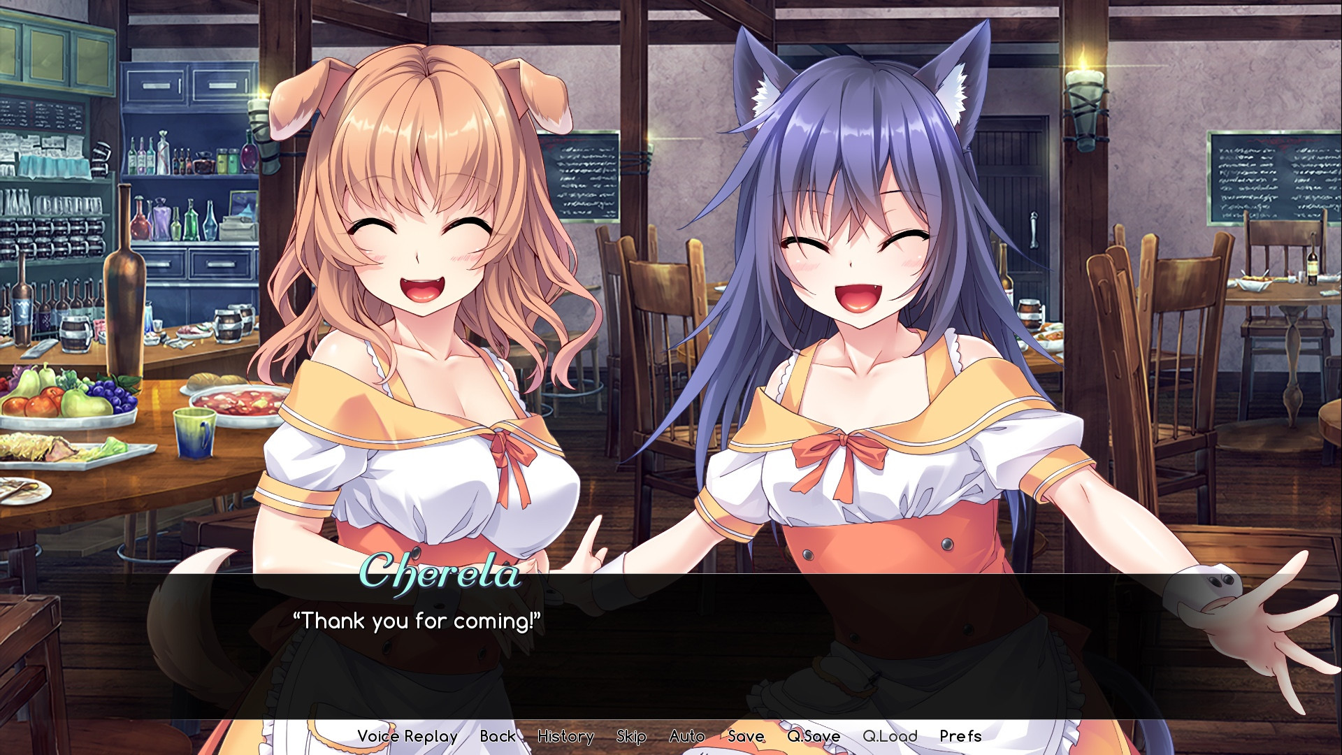 Catgirl & Doggirl Cafe (Android) (itch) - кадр 8