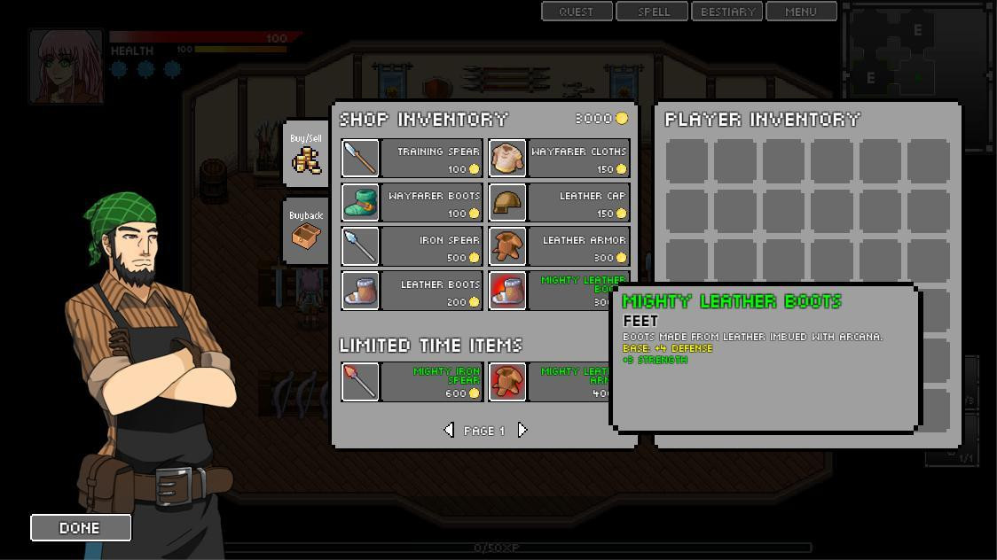 Hero Soul: I want to be a Hero! (Demo) (itch) - кадр 6