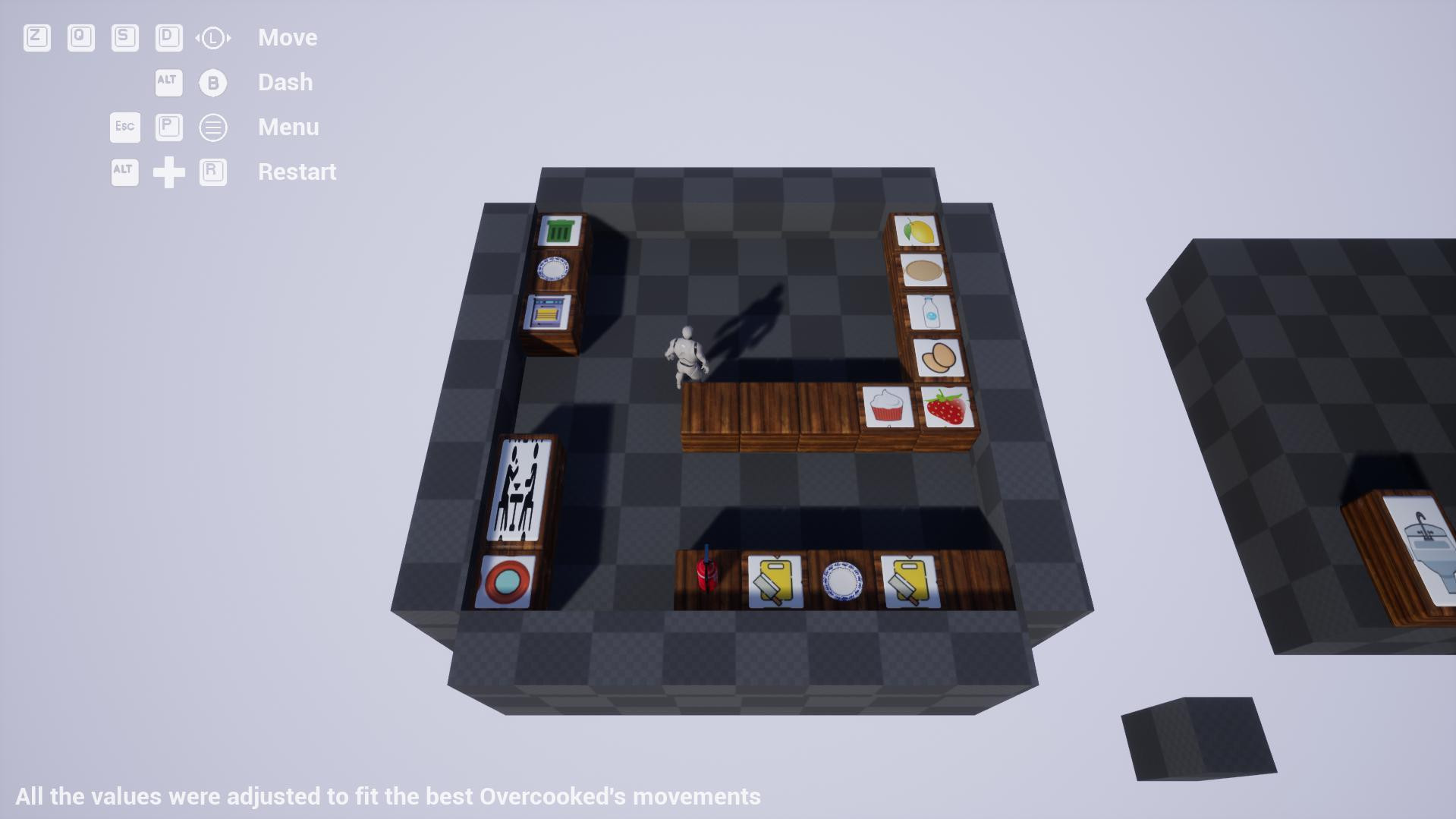 Overcooked original level design (itch) - кадр 3