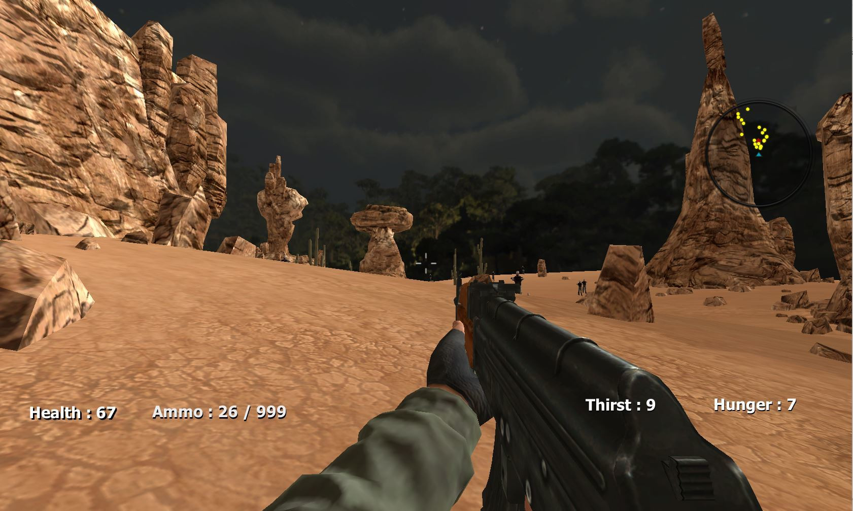zombie hunter 1.0 (itch) - кадр 1