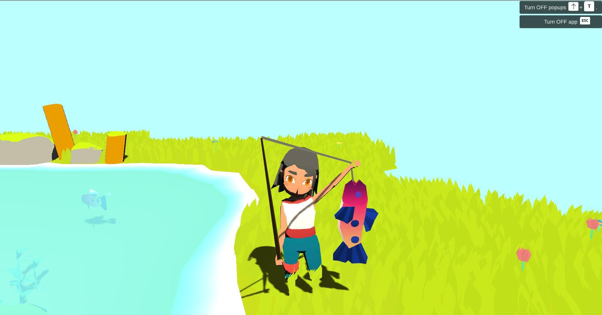 Prototype Anime Fishing Game: Kin (itch) - кадр 1