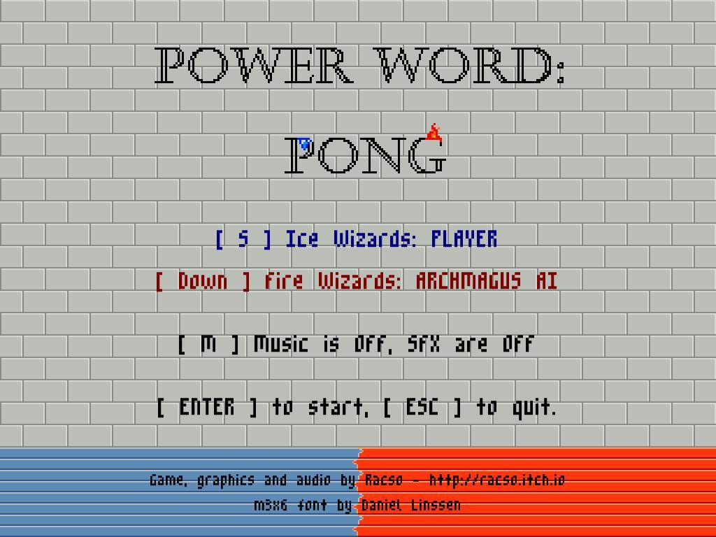 Power Word: Pong (itch) - кадр 3