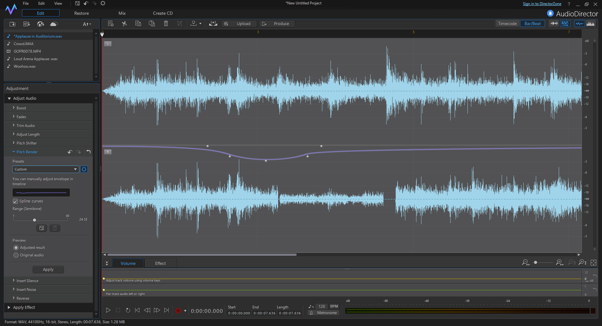 CyberLink AudioDirector 7 Ultra - кадр 4