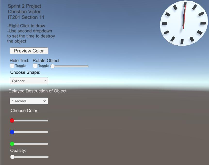 IT 201 Sprint 2 Project (itch) - кадр 1