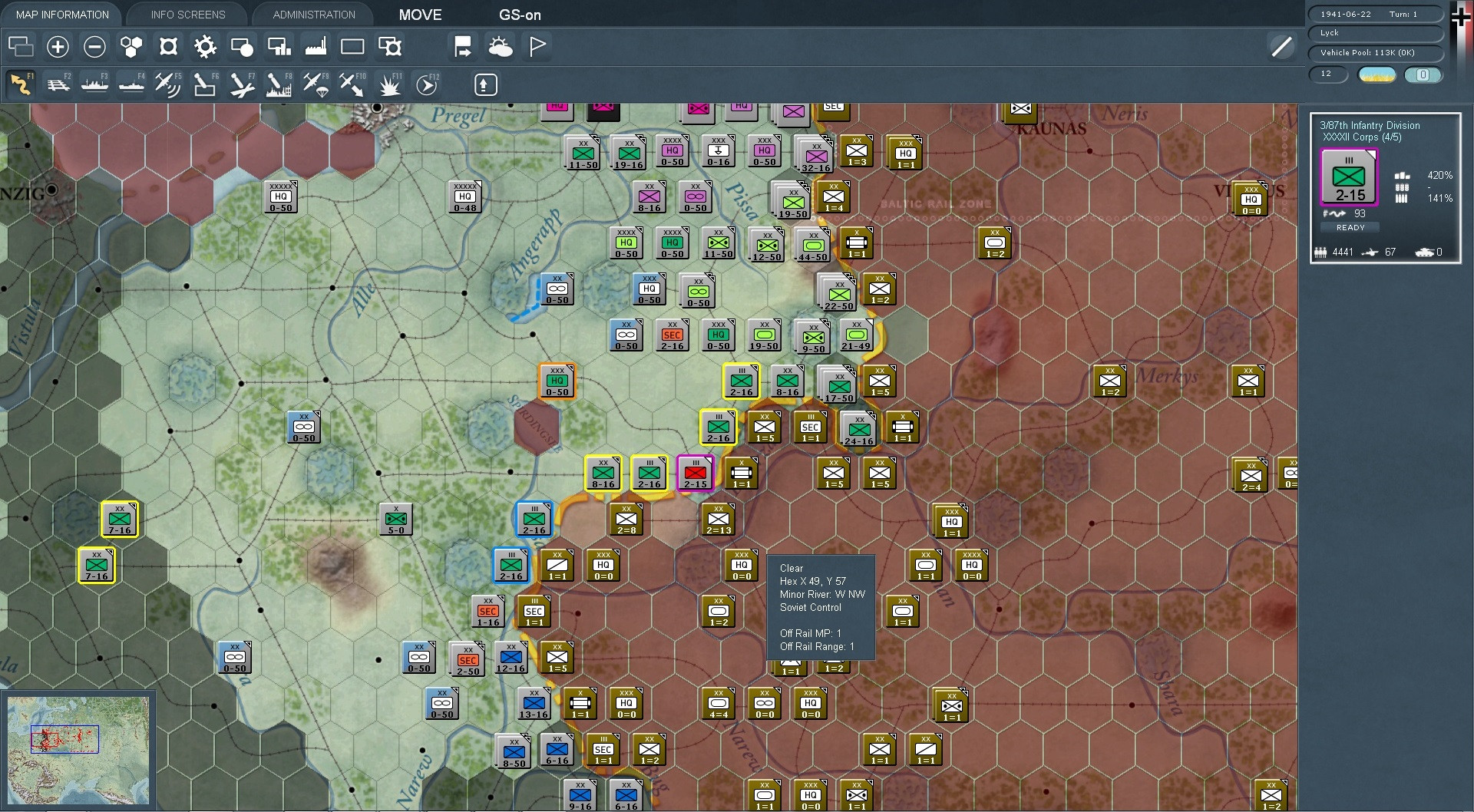 Gary Grigsby's War in the East - кадр 6