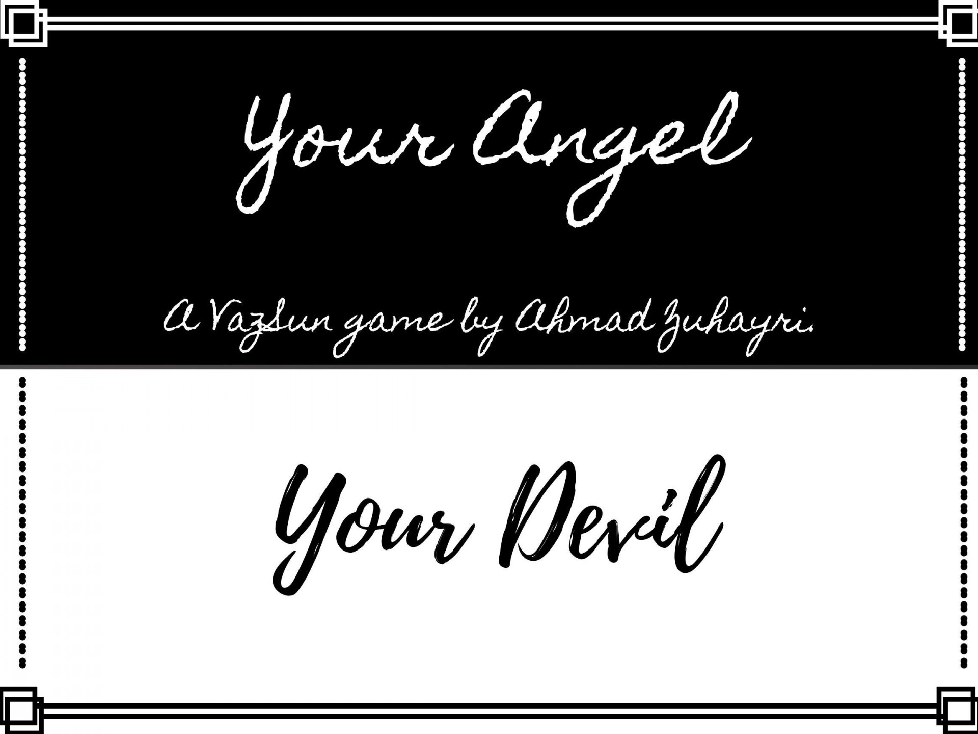 Your Angel // Your Devil (itch) - кадр 1
