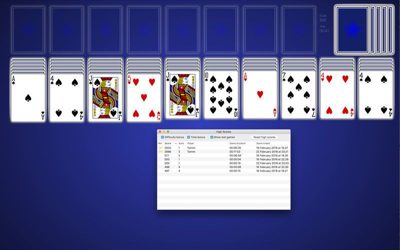 Spider Solitaire 2018 - кадр 2