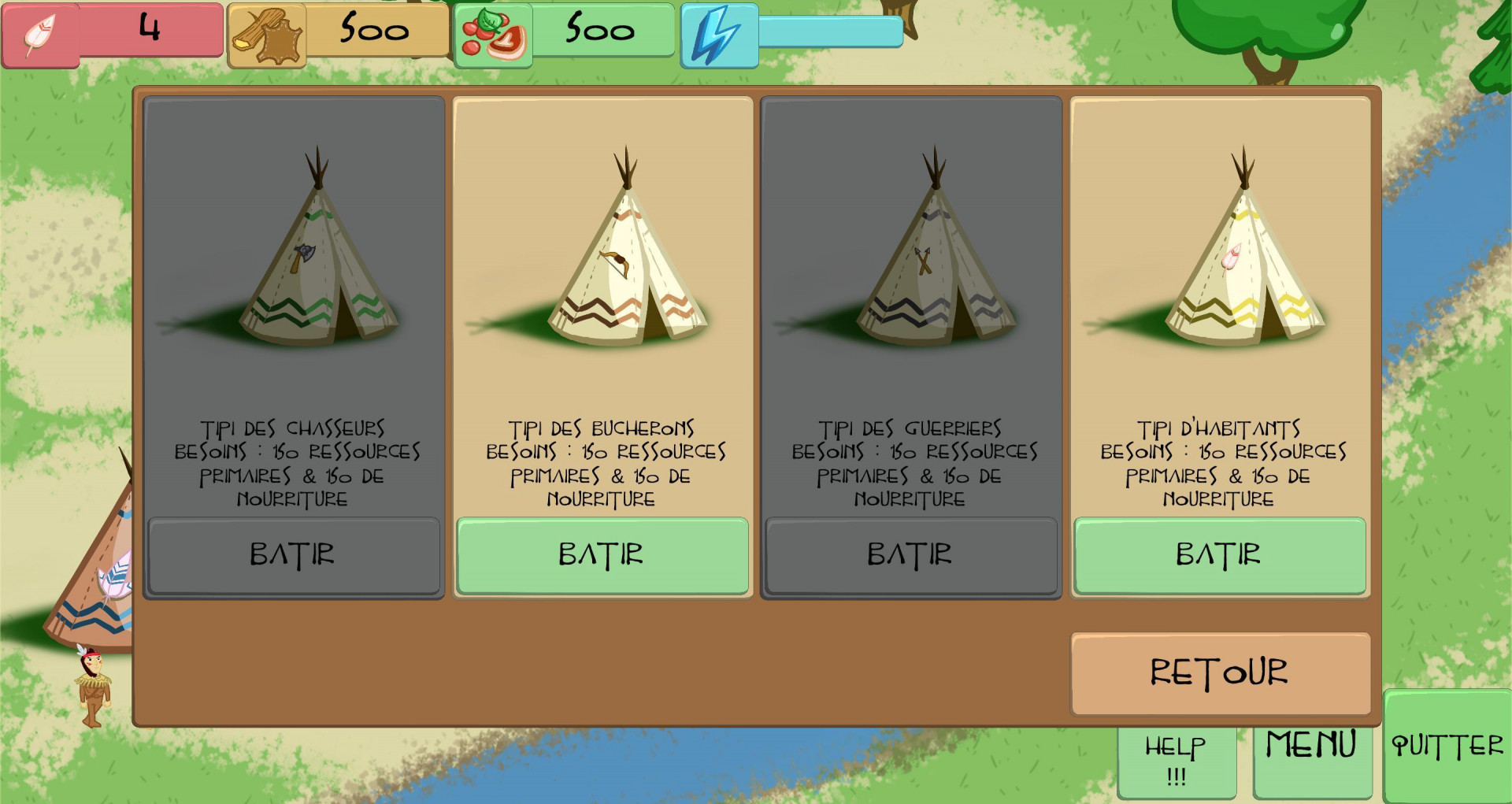 Amerindien Game (itch) - кадр 1