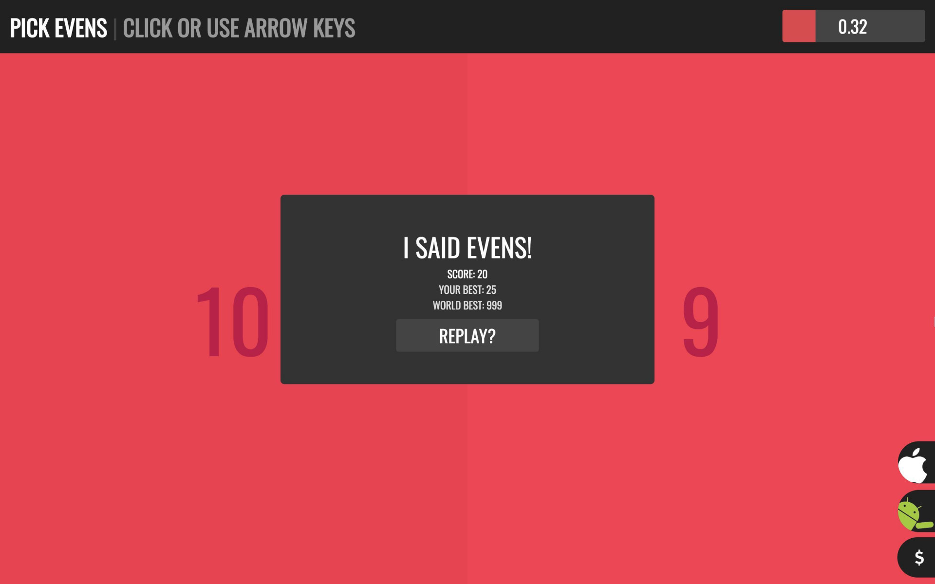 Pick Evens (itch) - кадр 1