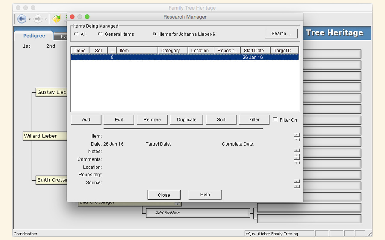 Family Tree Heritage Platinum 9 - Mac - кадр 5