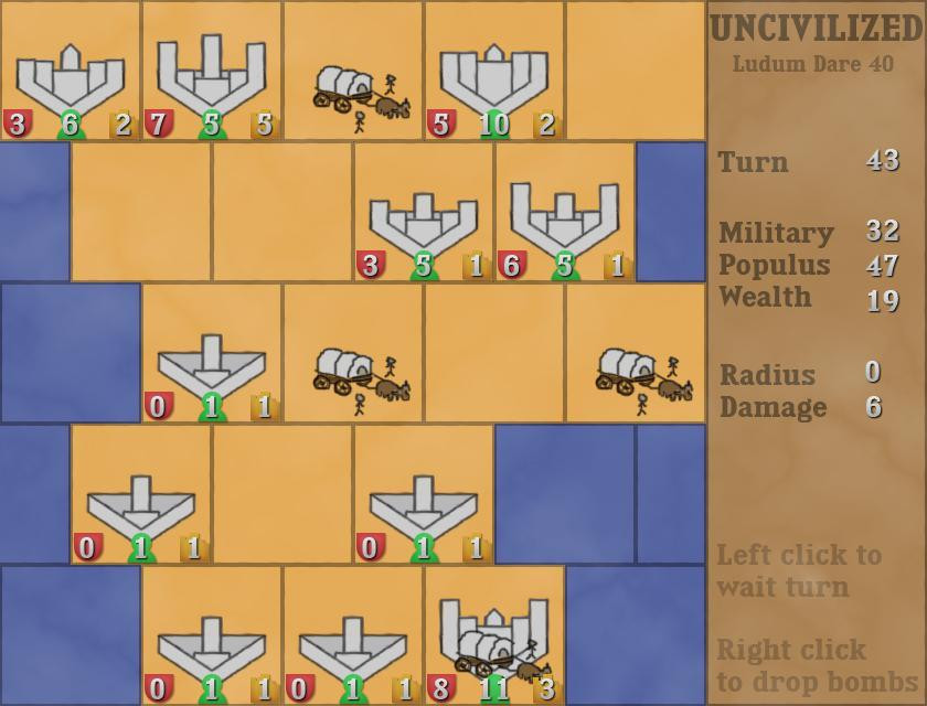 Uncivilized (itch) - кадр 1