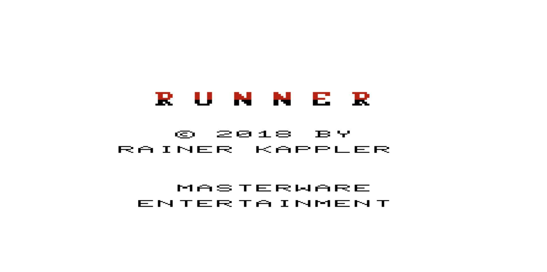 Runner - Commodore VIC-20 [FREE] (itch) - кадр 1