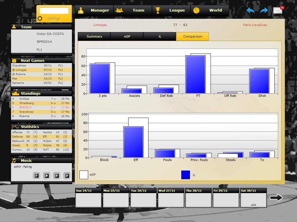Basketball Pro Management 2014 - кадр 6