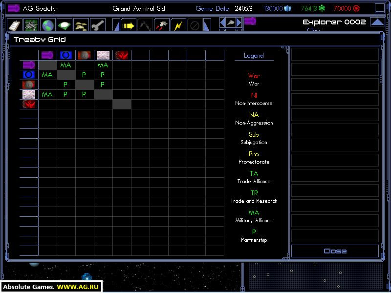 Space Empires 4 - кадр 11