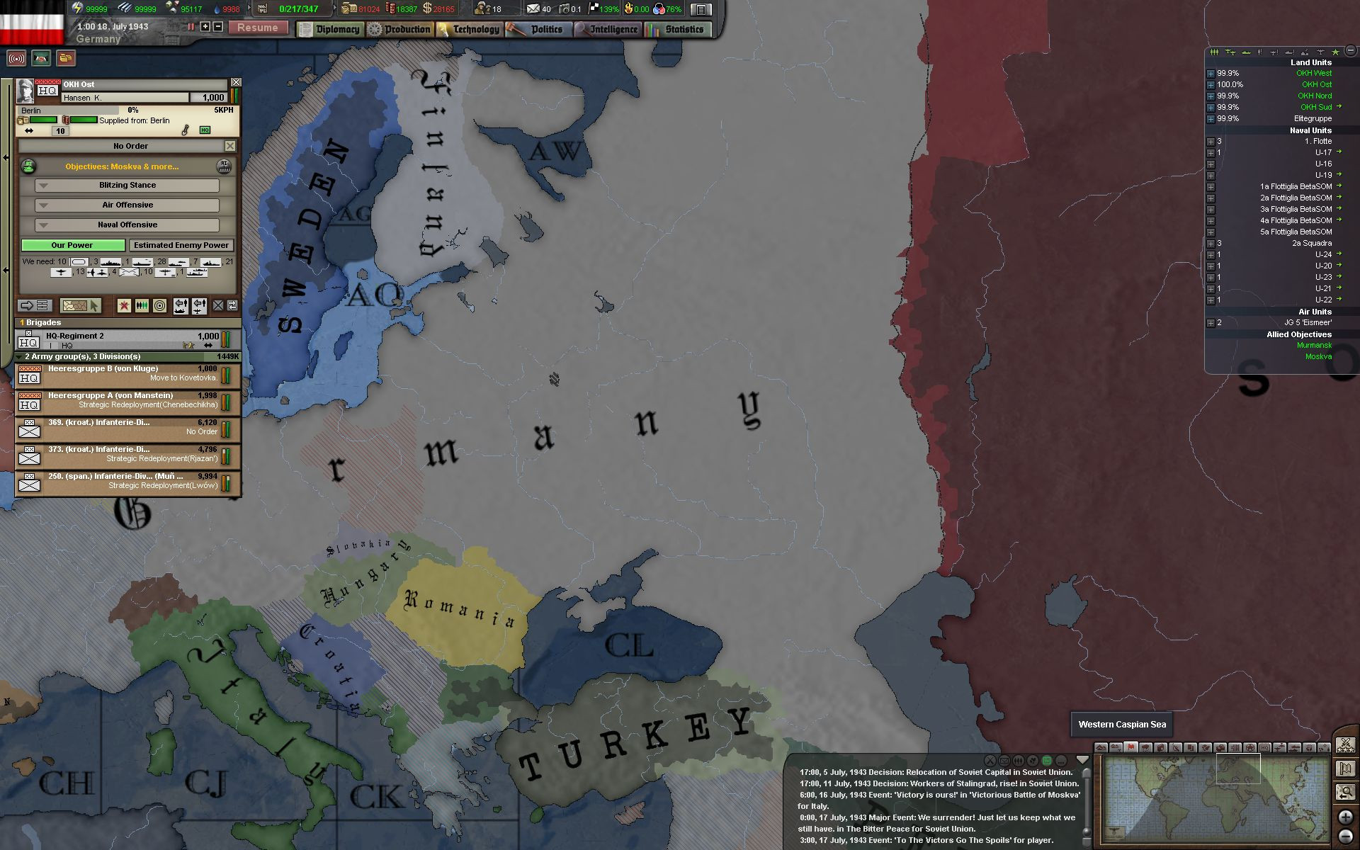 Hearts of Iron III: Dies Irae Götterdämmerung - кадр 9