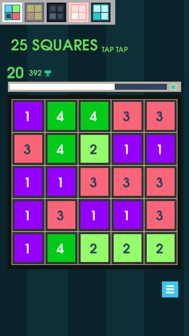 25 Squares - Tap Tap (itch) - кадр 5