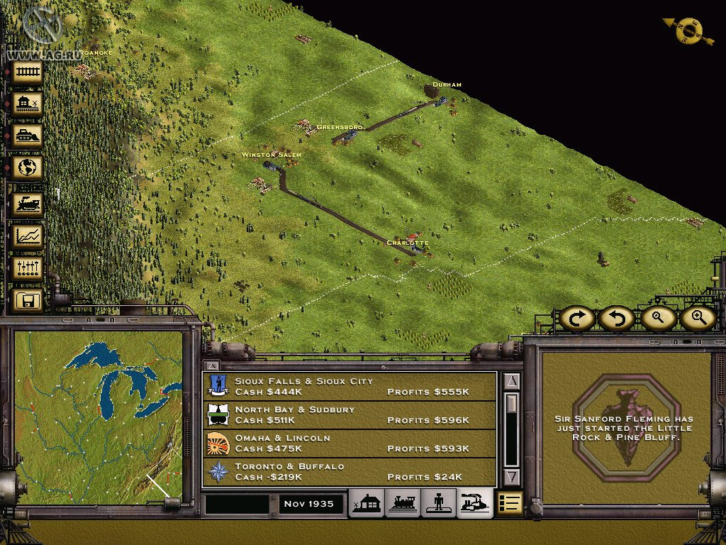 Railroad Tycoon 2 - кадр 6