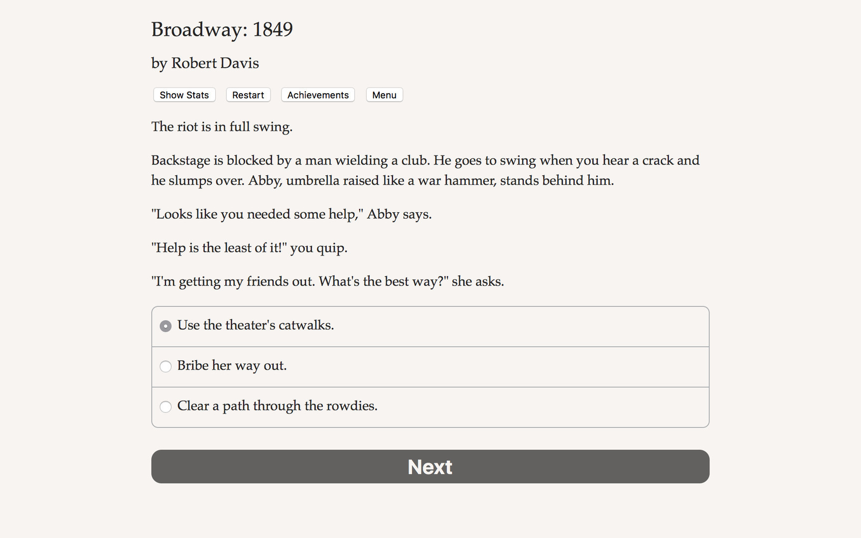 Broadway: 1849 - кадр 5
