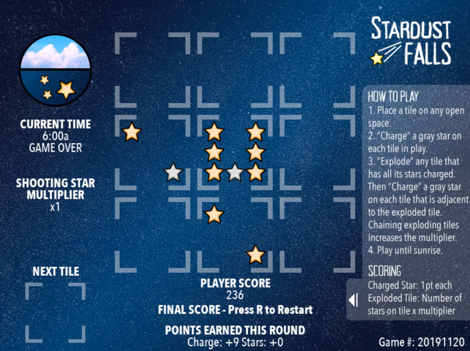 Stardust Falls (itch) - кадр 1