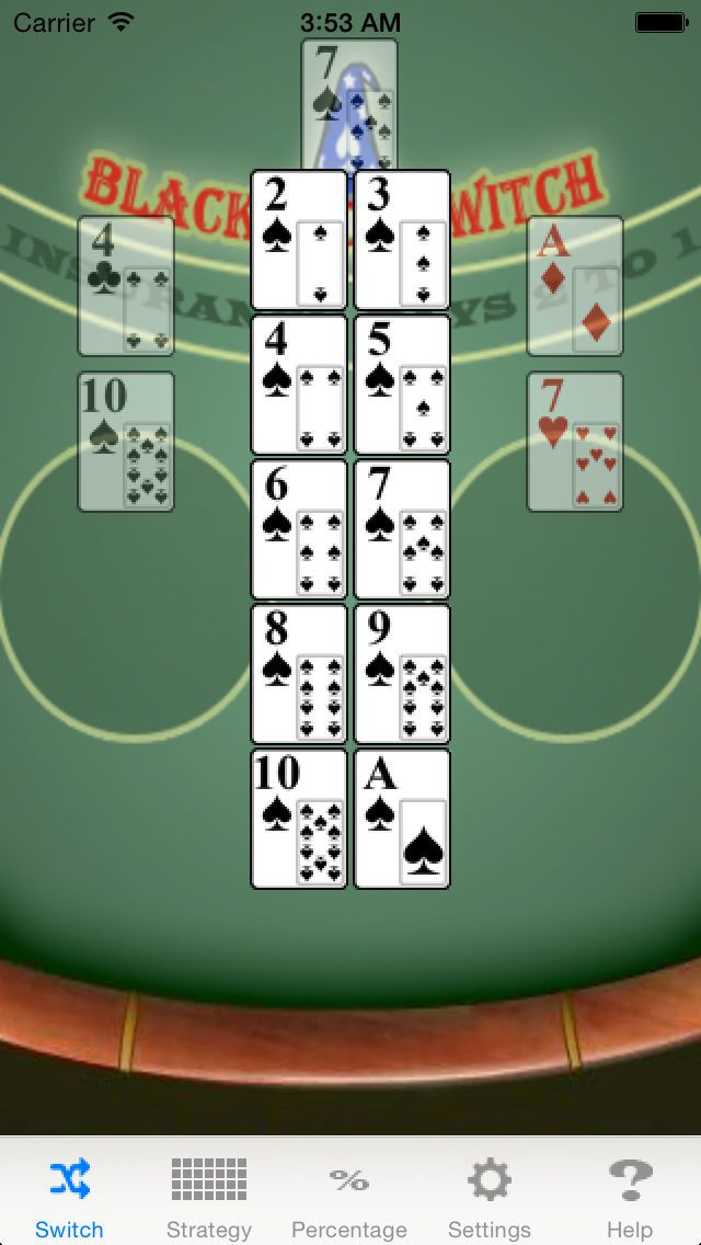 Blackjack Switch Analyzer - кадр 3