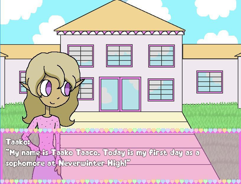 Neverwinter High: A TAZ Dating Sim (itch) - кадр 5