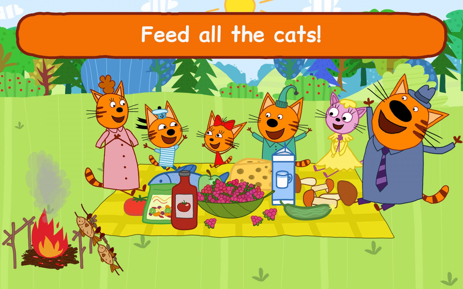 Kid-e-Cats Picnic (itch) - кадр 3