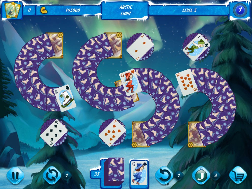 Solitaire Jack Frost Winter Adventures - кадр 3
