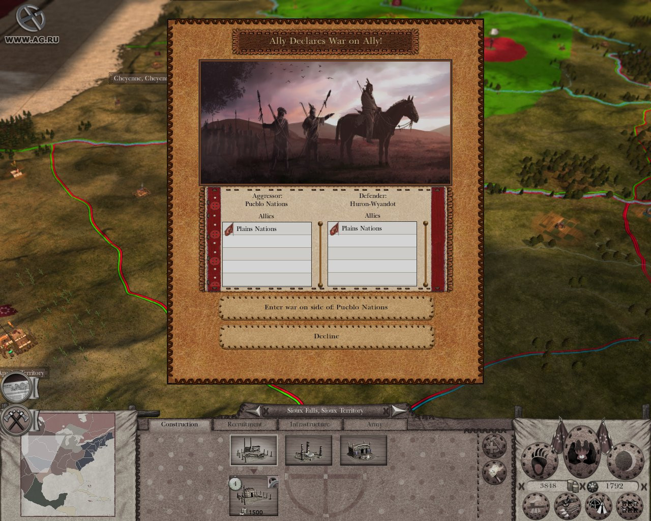 Empire: Total War - The Warpath Campaign - кадр 14