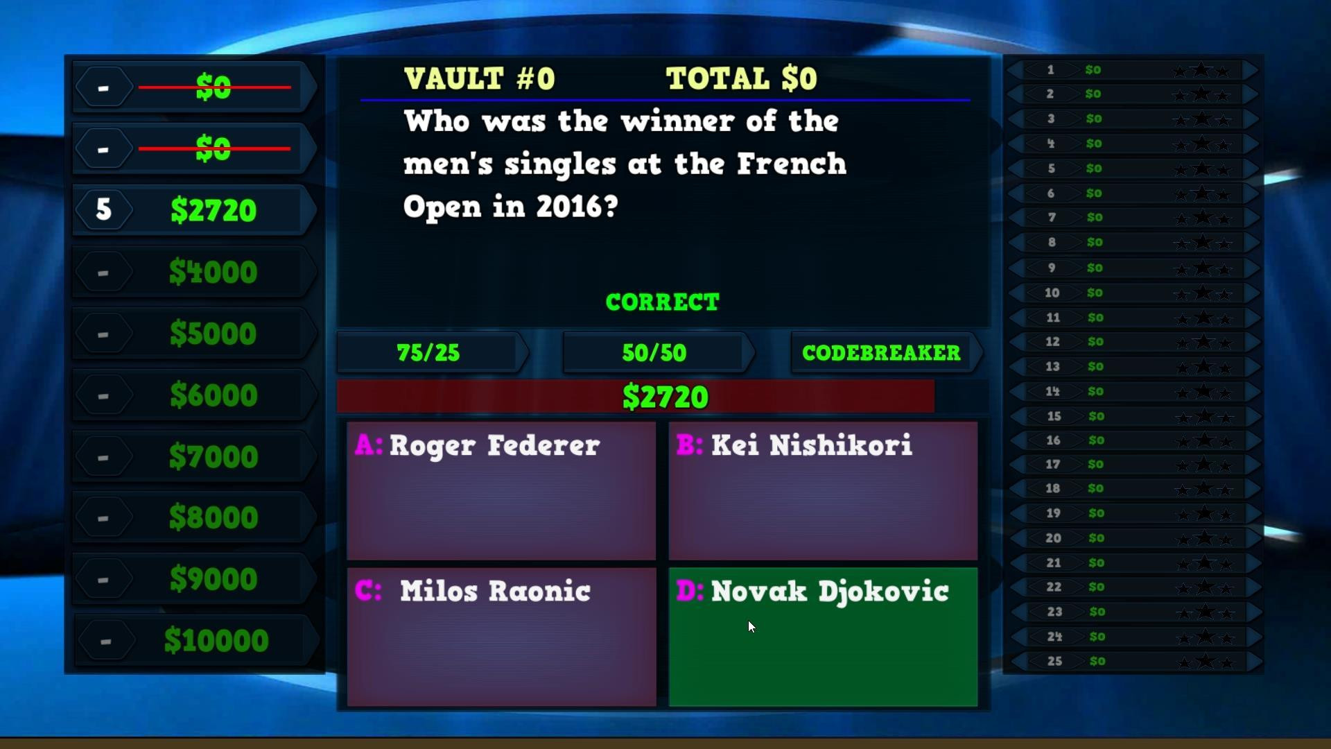 Trivia Vault: Tennis Trivia - кадр 4