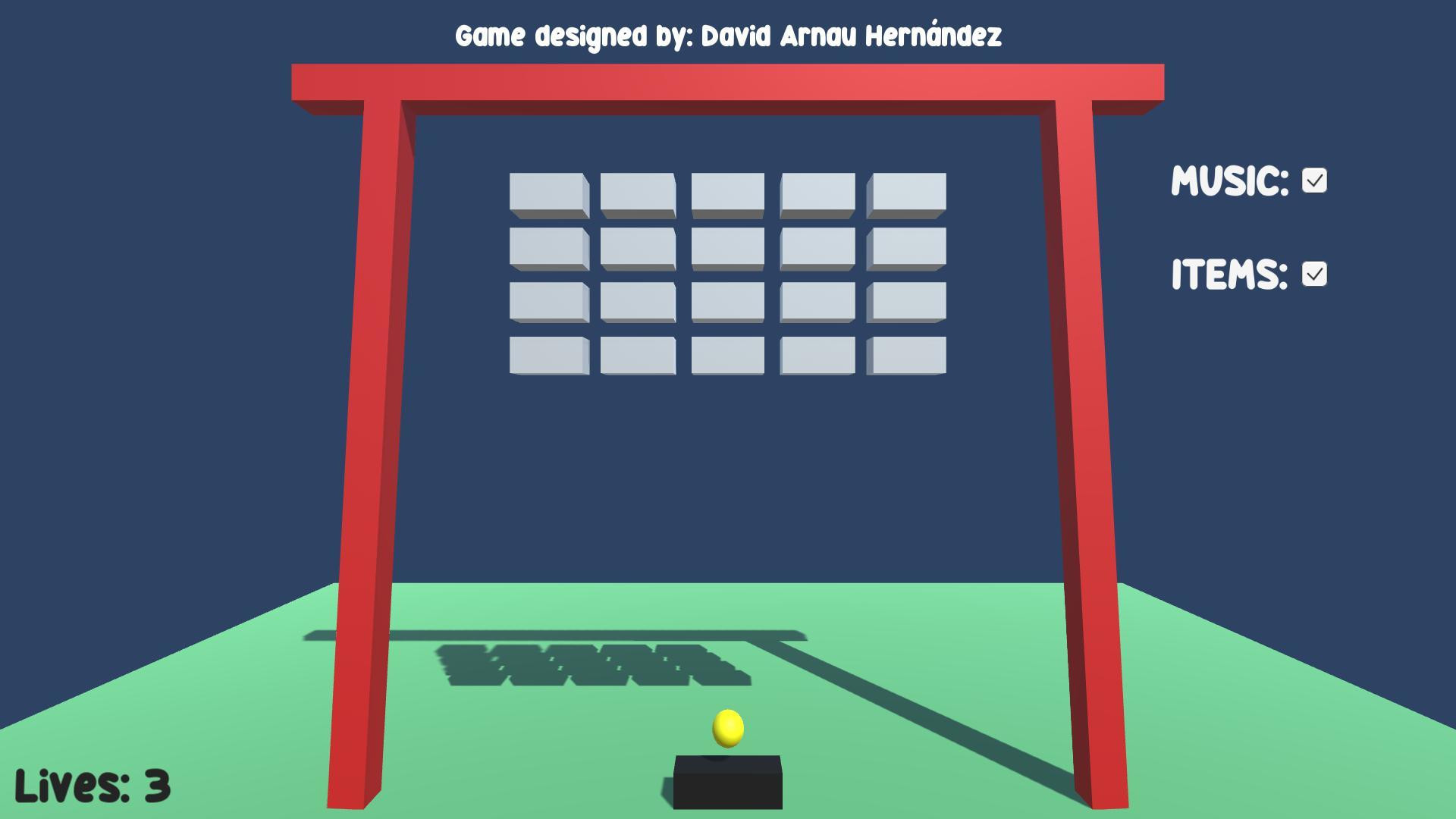 Arkanoid (itch) (davidarnau) - кадр 1