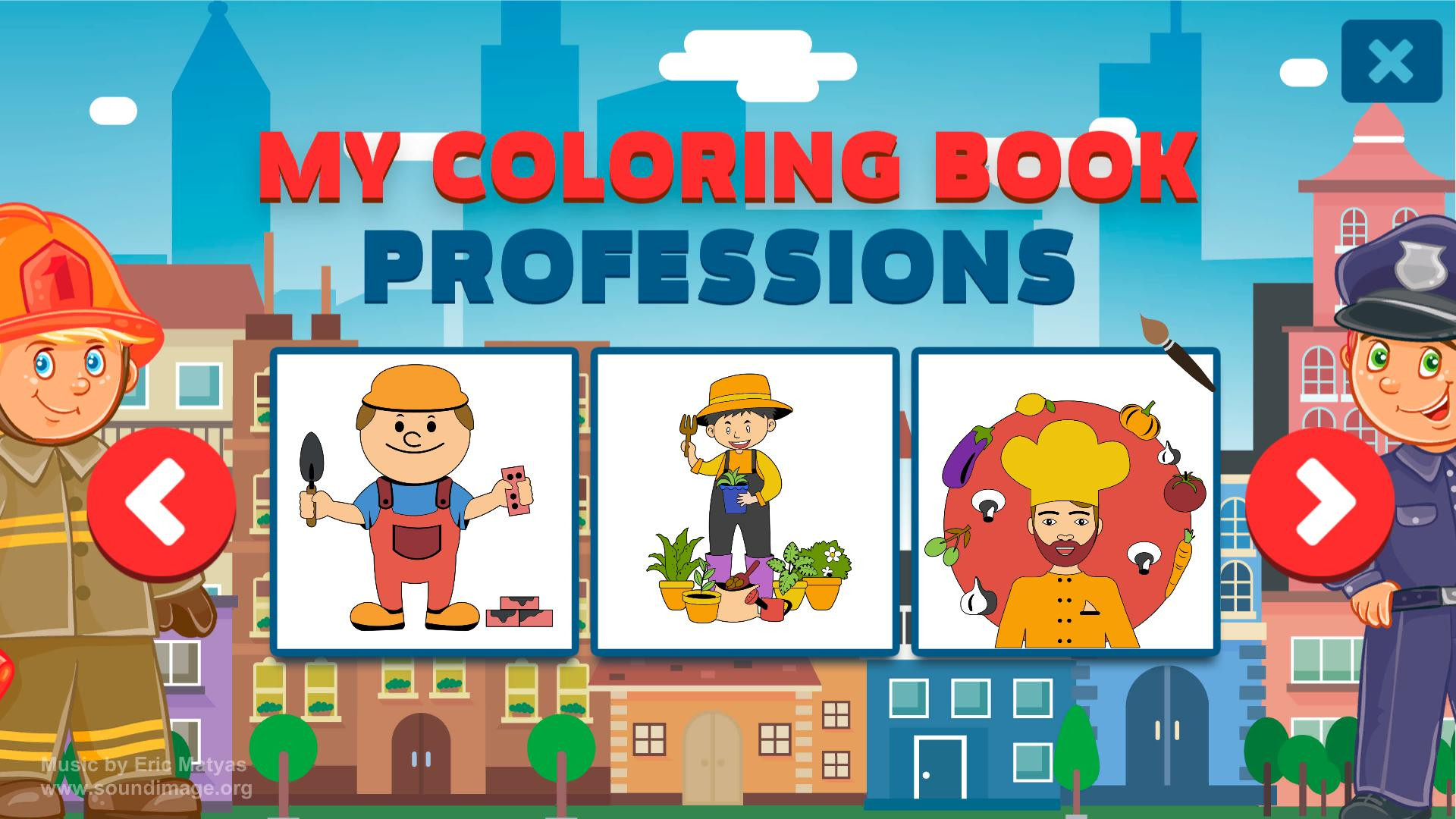 My Coloring Book: Professions - кадр 7