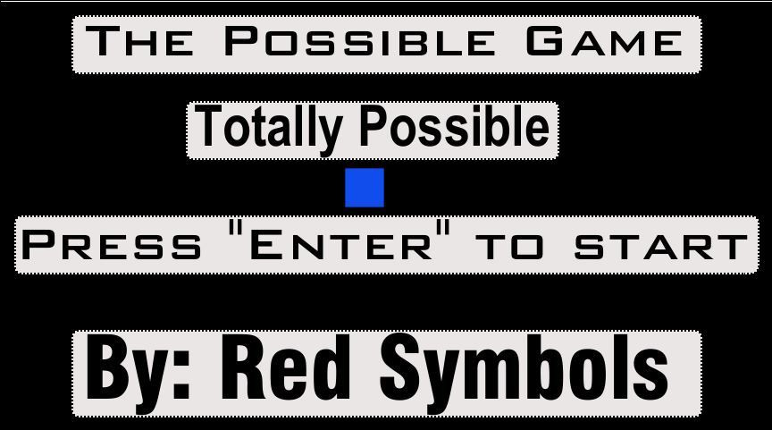 The Possible Game (itch) - кадр 1