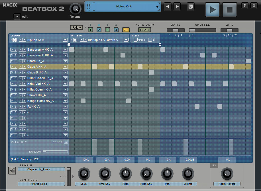MAGIX Music Maker Hip Hop Edition 6 - кадр 5