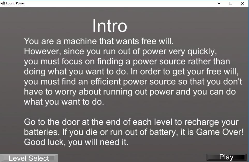 Losing Power (itch) - кадр 3
